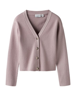 NKFLarenlise Strik Cardigan -  Burnished Lilac